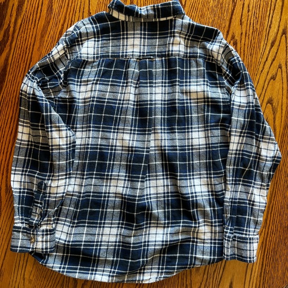 Chaps Men’s Long-Sleeve Button-Down Flannel Top; Size X-Large - Picture 8 of 13